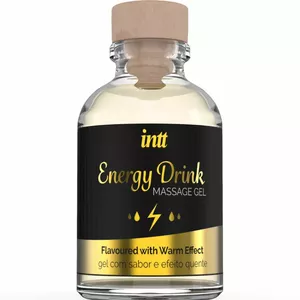 INTT - MASSAGE GEL WITH FLAVORED ENERGY CA DRINK AND HEATING EFFECT