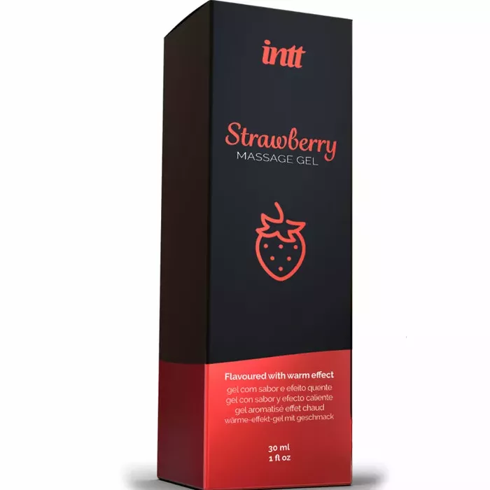 INTT MASSAGE & ORAL SEX massage gel — strawberry warming Photo 3