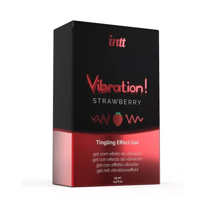 INTT Unisex Vibration Strawberry 15 ml želeja Photo 3