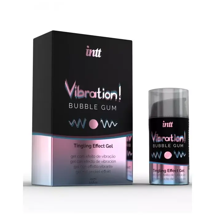 INTT Unisex Arousal Gel Vibration Bubble Gum 15 ml Photo 3