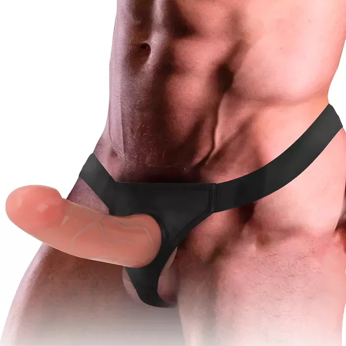 Strap-on INTENSE Hollow Harness ar 16 x 3 cm doļu Photo 2