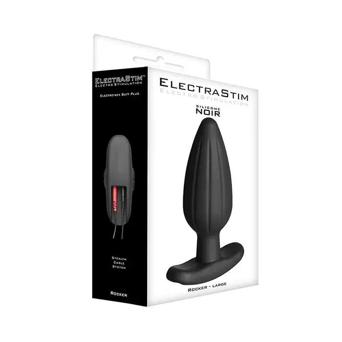 Anālā piebāžamā ElectraStim Silicone Noir Rocker Large Photo 6