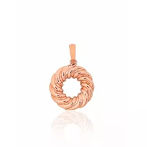 14K Red Gold Pendant "Wreath"