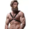 Vīriešu Krusta Krūšu Eko-Ādas Josta D-235636 Photo 4