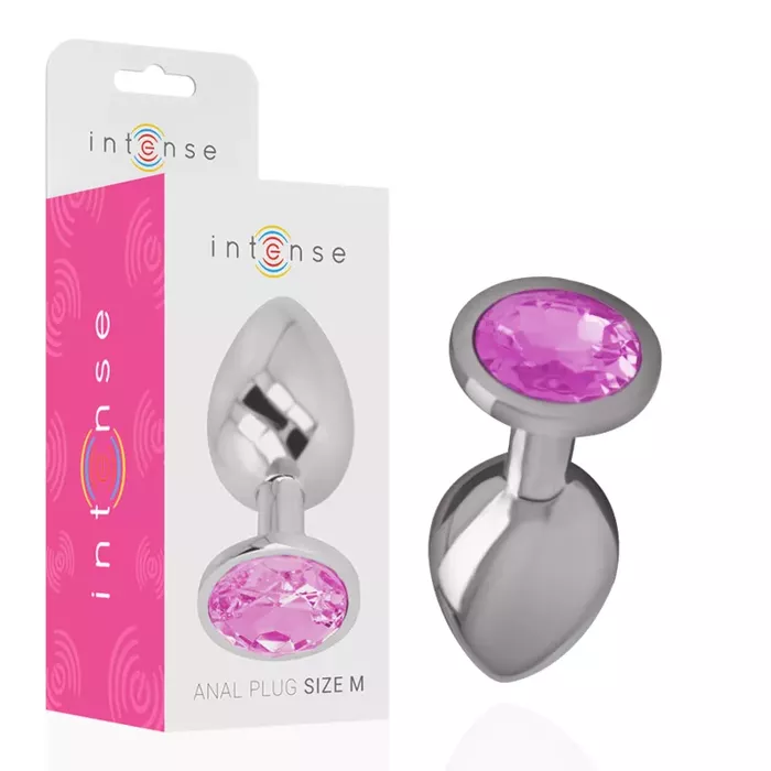 Anal plug INTENSE Aluminum metal, Size M Photo 2