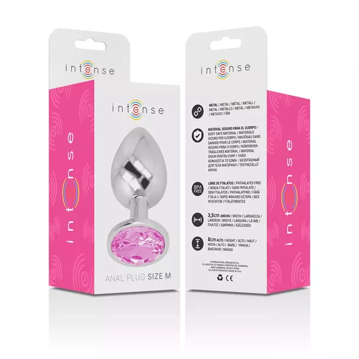 Anal plug INTENSE Size L — aluminum metal Photo 8
