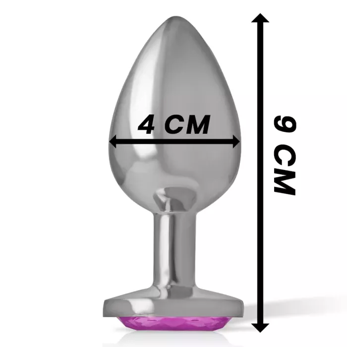 Anal plug INTENSE Size L — aluminum metal Photo 12