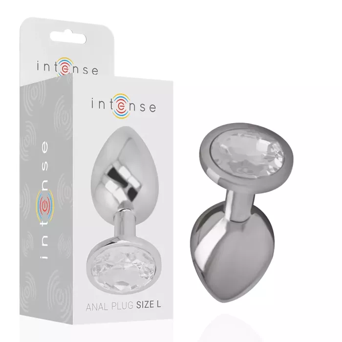 Anal plug INTENSE Aluminum Metal, Size L Photo 2