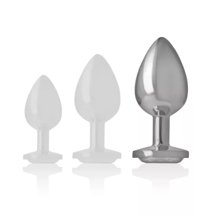 Anal plug INTENSE Aluminum Metal, Size L Photo 6