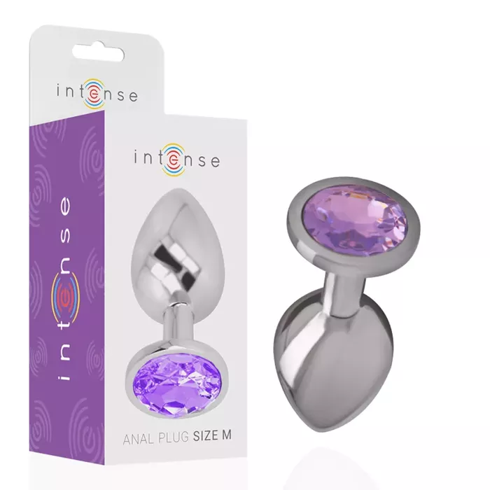 Anal plug INTENSE Aluminum Metal Size M Photo 2