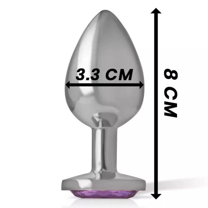 Anal plug INTENSE Aluminum Metal Size M Photo 5