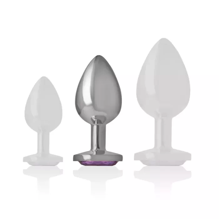 Anal plug INTENSE Aluminum Metal Size M Photo 6