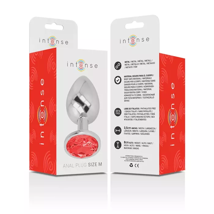 Anal plug INTENSE Metal size M Photo 7