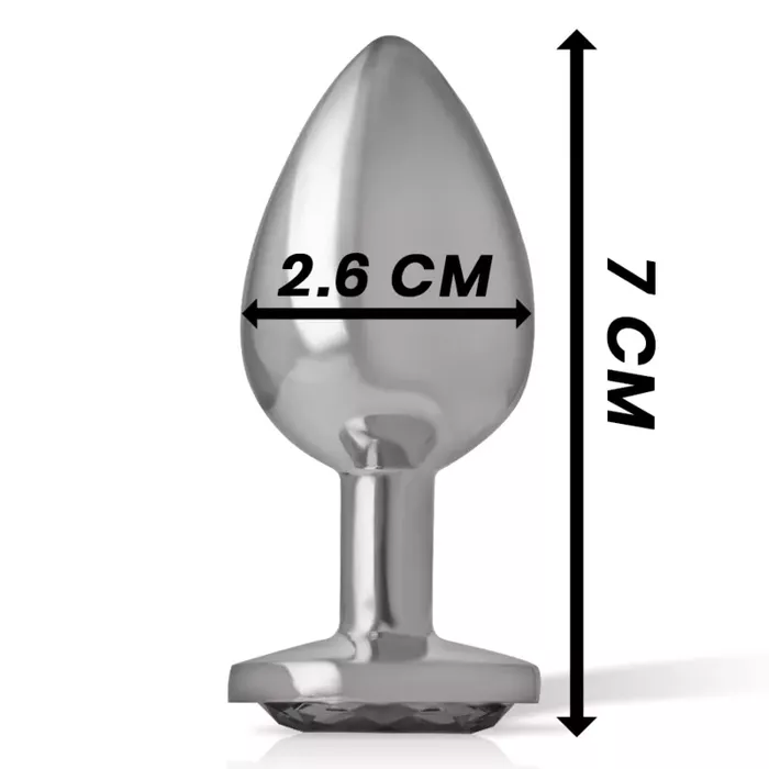 Anal plug INTENSE Size S — aluminum metal Photo 5