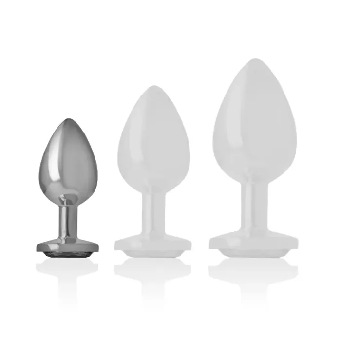 Anal plug INTENSE Size S — aluminum metal Photo 6