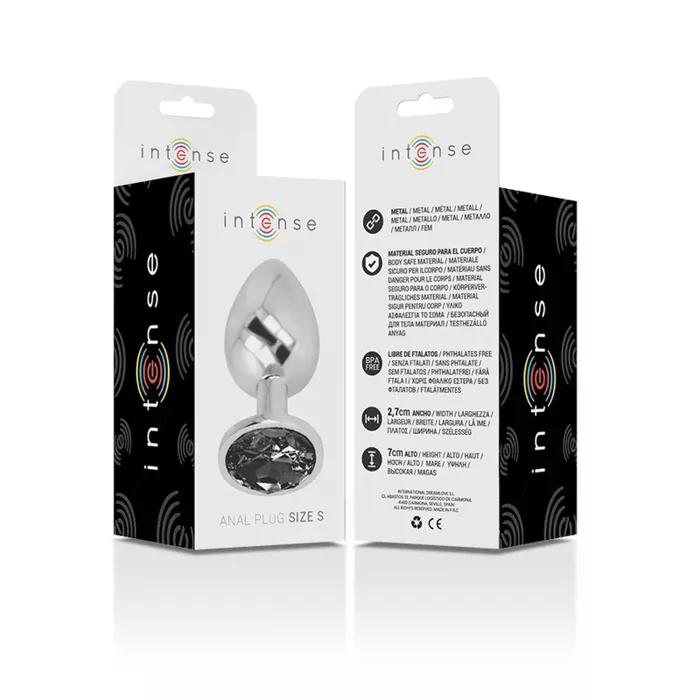 Anal plug INTENSE Size S — aluminum metal Photo 7