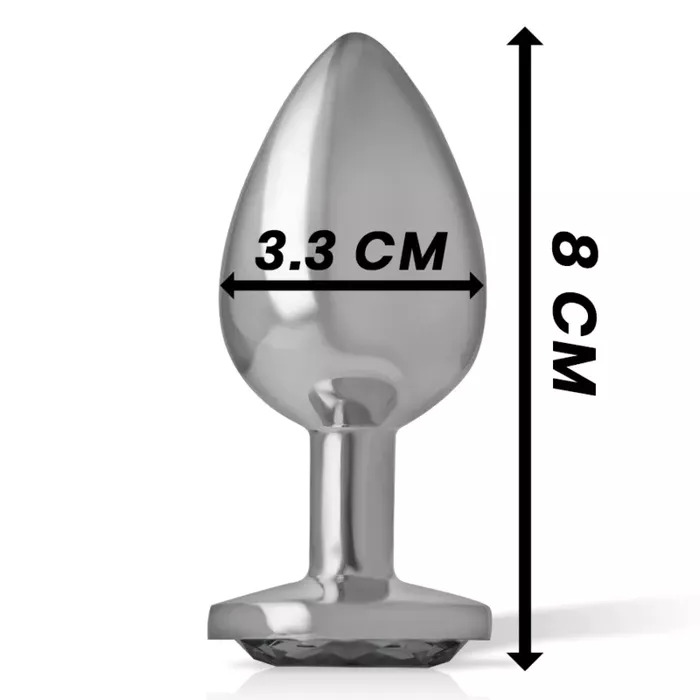 Anal plug INTENSE D-234372 — aluminum, size M Photo 5