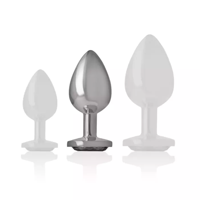 Anal plug INTENSE D-234372 — aluminum, size M Photo 6