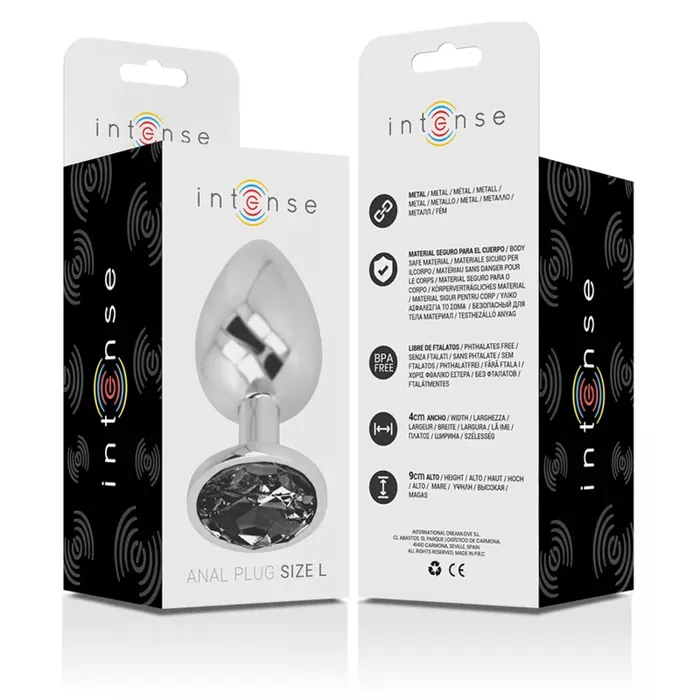 Anal plug INTENSE Aluminum metal plug size L Photo 7