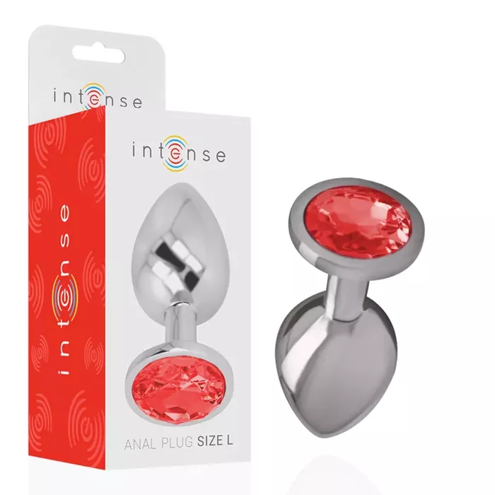 Anal plug INTENSE Aluminum metal, Size L Photo 2