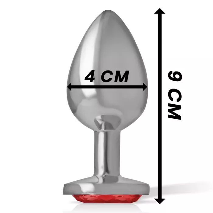 Anal plug INTENSE Aluminum metal, Size L Photo 5