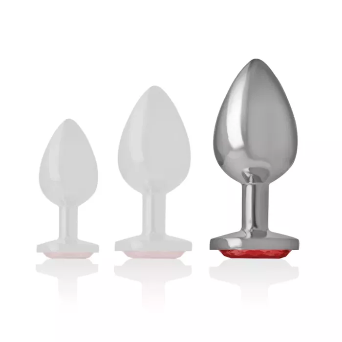 Anal plug INTENSE Aluminum metal, Size L Photo 6