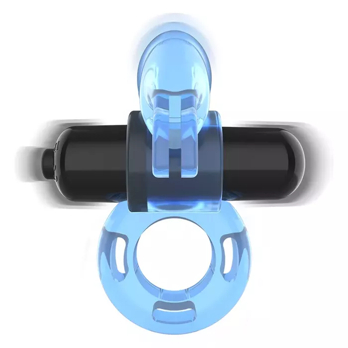 Vibrating ring INTENSE FRY BLUE Photo 3