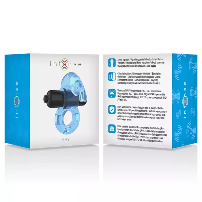 Vibrating ring INTENSE FRY BLUE Photo 6