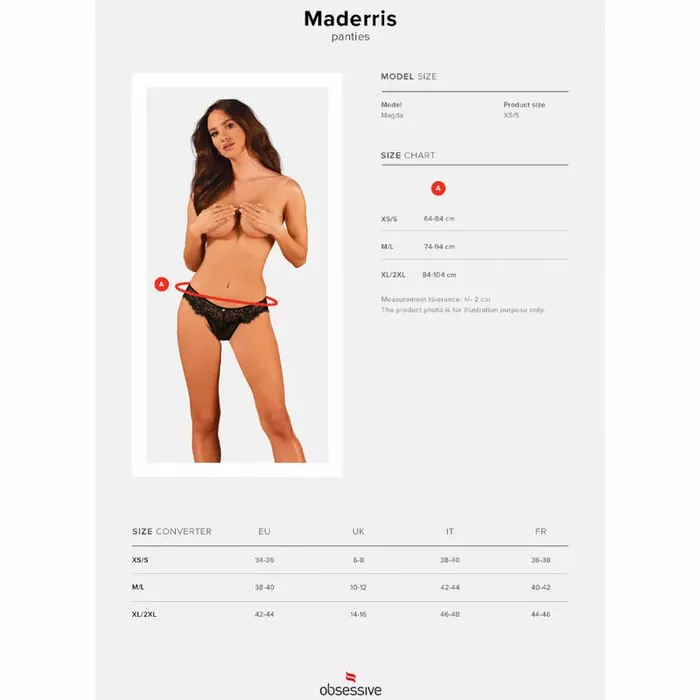 OBSESSIVE OBS Panty XL/2XL lingerie brief Photo 9