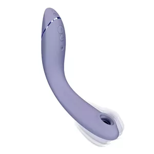 Sucker vibrator WOMANIZER OG for G-Point stimulation, lilac, 176×113 mm, 152 g, 2 h runtime