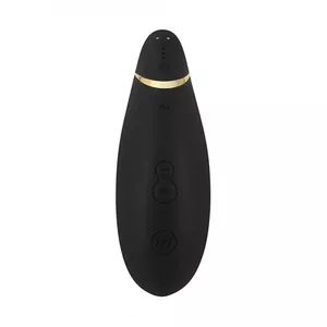 Sucker vibrator WOMANIZER Premium 2 — clitoral stimulator, 155 mm length, 50 mm diameter, 35 mm width