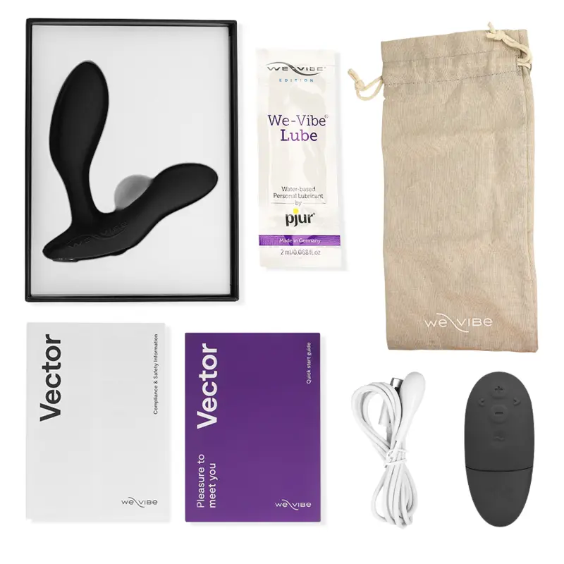 Prostate Massager WE-VIBE VECTOR+ BLACK Photo 13