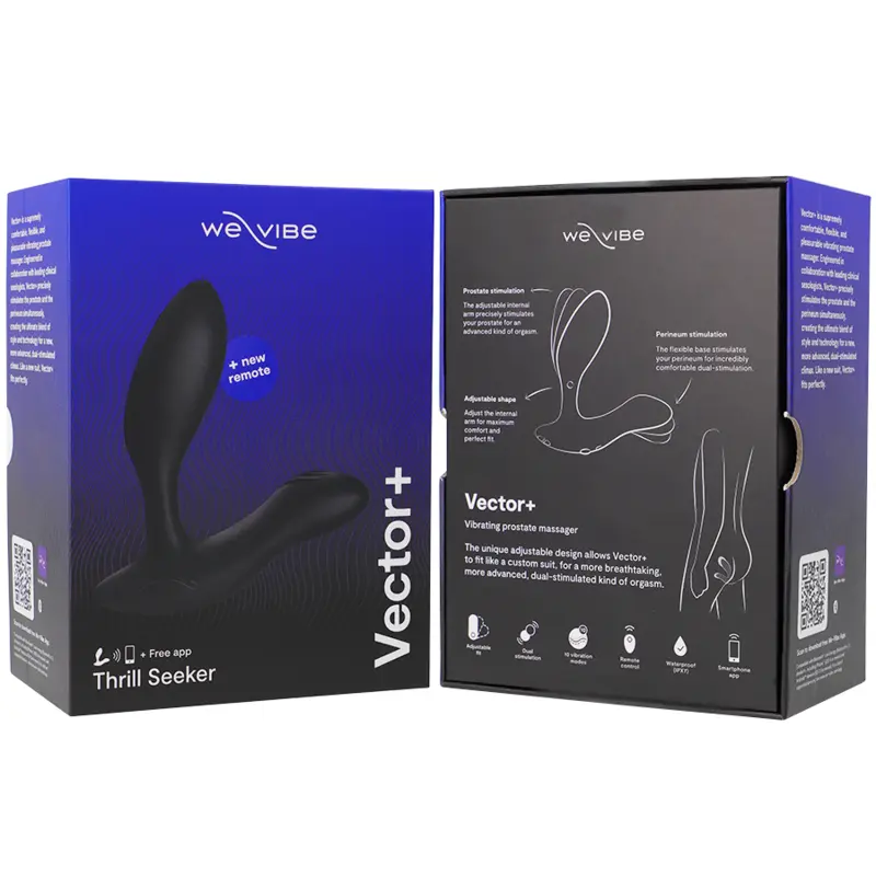 Prostate Massager WE-VIBE VECTOR+ BLACK Photo 14