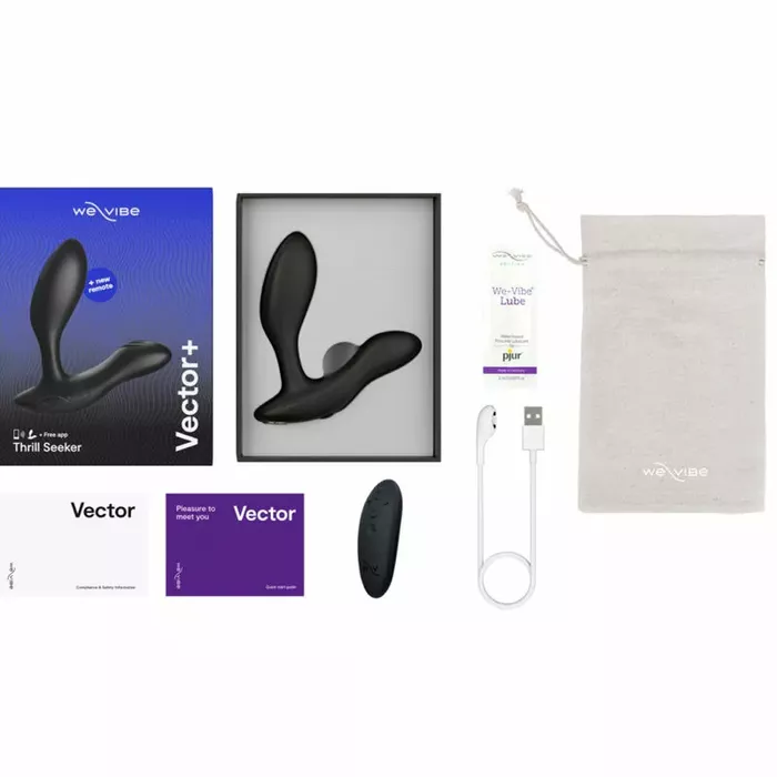 Prostate Massager WE-VIBE VECTOR+ BLACK Photo 6