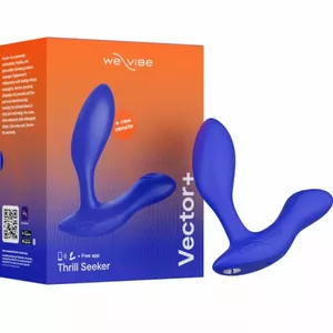 WE-VIBE - VECTOR+ VIBRATING PROSTATE MASSAGER ROYAL BLUE