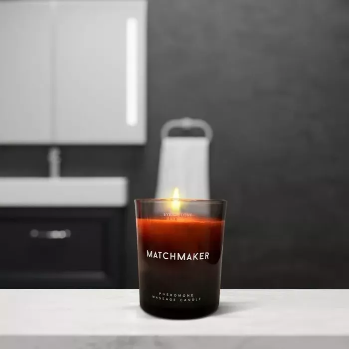 EYE OF LOVE Свеча для массажа Matchmaker Black Diamond Photo 3
