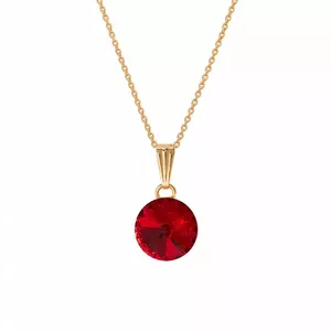 Kulons "Klaris II (Light SIam)" ar Swarovski™ kristāliem