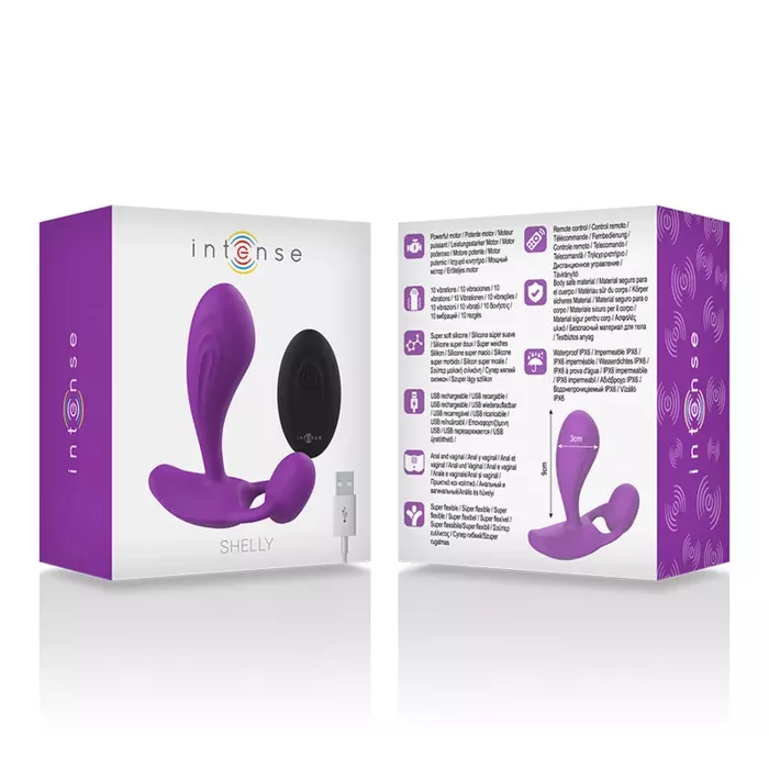 Anal plug INTENSE Shelly Plug — silicone, remote-controlled Photo 6