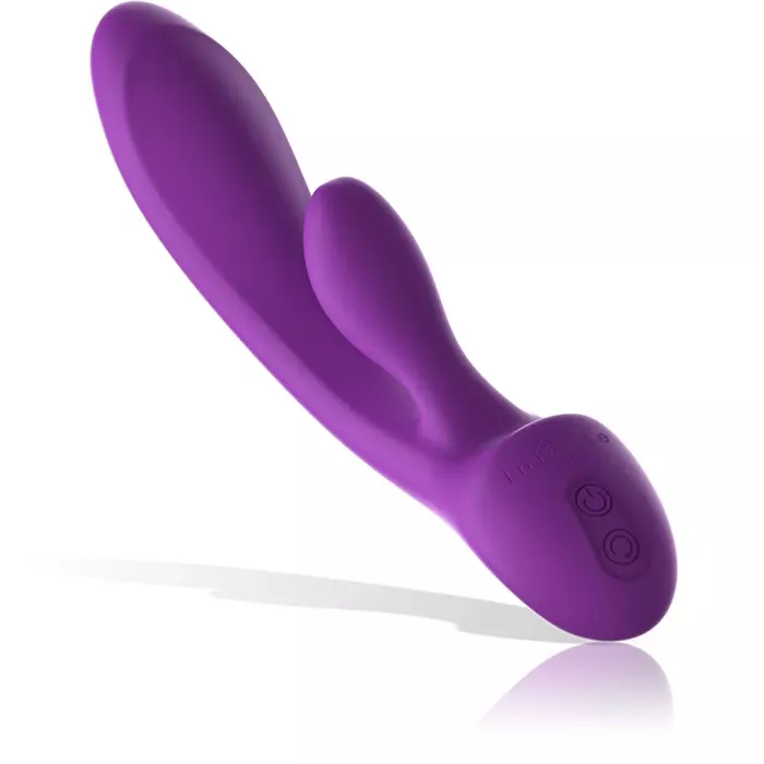 Vibrators INTENSE Luigi Rabbit — dubulta stimulācija, ūdensnecaurlaidīgs Photo 4