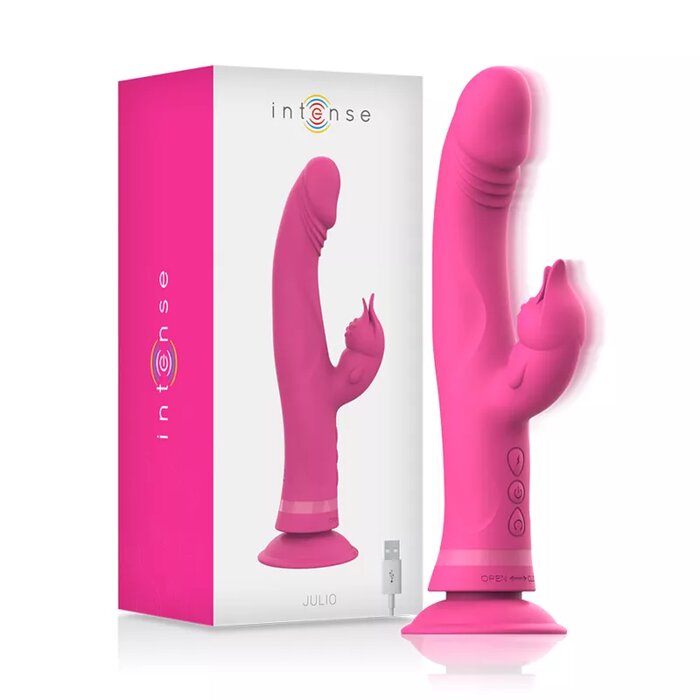 INTENSE Julio rabbit vibrator — silicone dual‑stimulation Photo 2