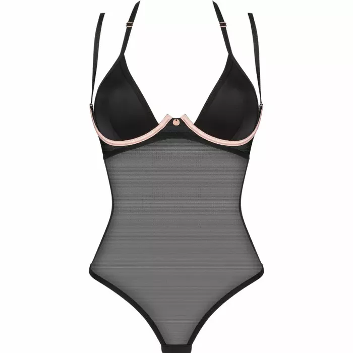 Bodysuit OBSESSIVE Selinne Teddy — black XS/S Photo 5