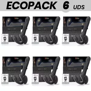 Strapless vibrators IBIZA TECHNOLOGY ECOPACK — komplekts 6 gab., kompakts valkājams, ar tālvadību