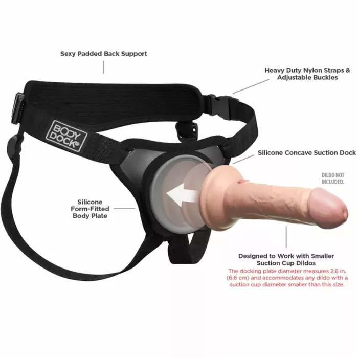 PIPEDREAM Body Dock Elite Mini Harness — страпон Photo 5