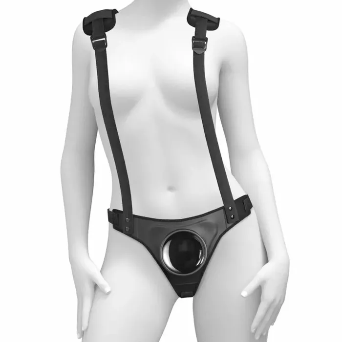 Шлейка-страпон PIPEDREAM Body Dock Strap-On Suspenders Photo 3