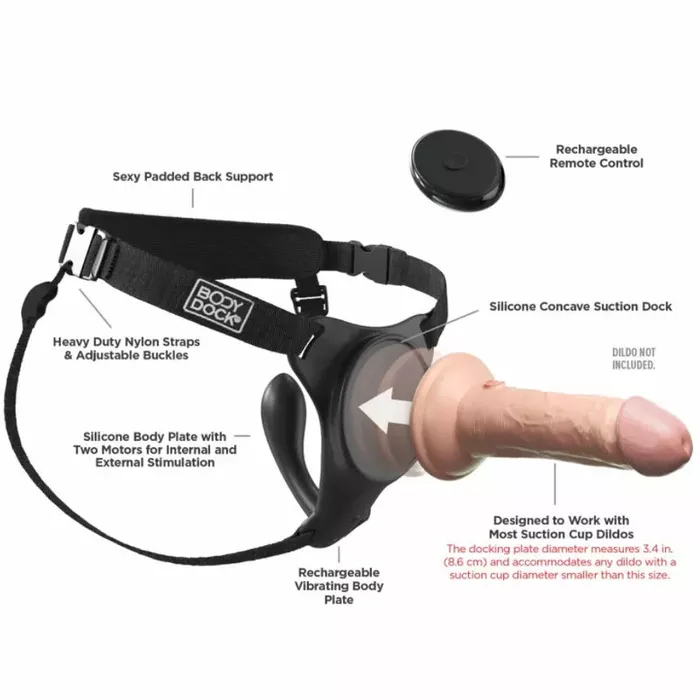 Страпон PIPEDREAM Body Dock G-Spot Pro Photo 5
