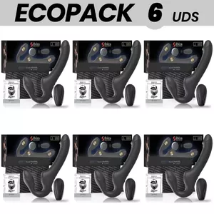 Strapless vibrators IBIZA TECHNOLOGY ECOPACK 6 vienības ar tālvadības pogu