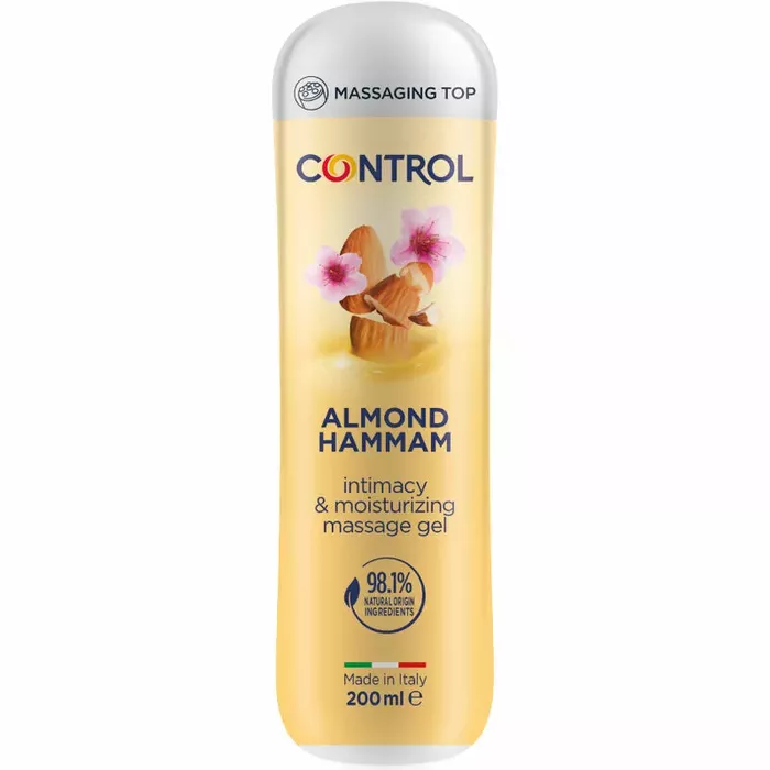 Masāžas želeja CONTROL LUBES Almond Hammam 3‑in‑1 Photo 3