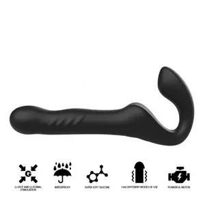 Bezstrapju vibrators ar tālvadību IBIZA TECHNOLOGY D-234720 — bezvadu vadība, valkājams, regulējamas vibrācijas