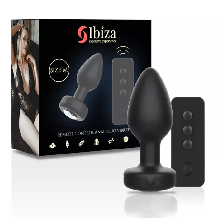 Анальная пробка IBIZA TECHNOLOGY с пультом, размер M Photo 9