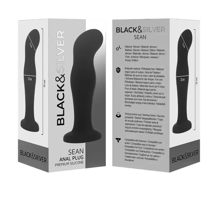 Anal plug black&silver SEAN Premium Photo 6